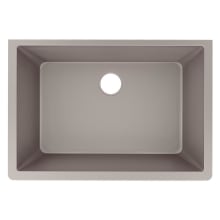 Quartz Luxe 33" Undermount Single Basin Quartz Composite Kitchen Sink