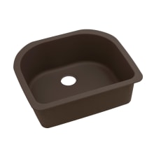 Quartz Luxe 25" Undermount Single Basin Quartz Composite Kitchen Sink