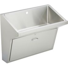 36" Single Basin Wall Mounted Stainless Steel Utility Sink