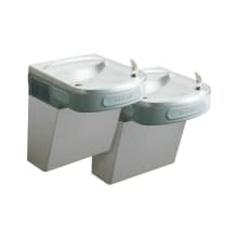 8 GPH ADA Wall Mount Versatile Bi-Level Barrier Free Cooler with Prepped Glass Filler and Cane Apron