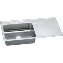 Gourmet 43" Single Basin Drop In Stainless Steel Kitchen Sink