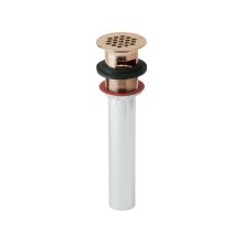 CuVerro Copper 3" Drain Fitting with Antimicrobial Protection and Overflow