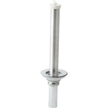 Type 304 Stainless Steel Drain Outlet Fitting with Rubber Stopper and Removable Standpipe