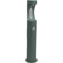 EZH20 14" Floor Mounted Outdoor Bottle Filling Station with Freeze Resistance