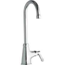 1.5 GPM Deck Mounted Single Handle Utility Faucet with Metal Handles