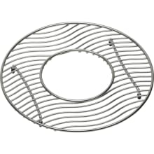 Stainless Steel Wire Sink Rack with 5" Drain Opening