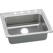 Gourmet 25" Single Basin Drop In Stainless Steel Kitchen Sink