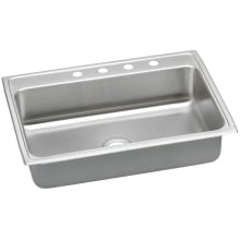 Gourmet 31" Single Basin Drop In Stainless Steel Kitchen Sink