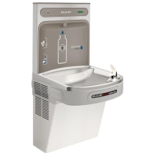 EZH2O Wall Mounted Drinking Fountain and Hands Free Bottle Filling Station with Cooler