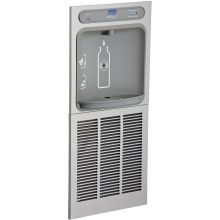 EZH20 19-3/4" Recessed Hands Free Bottle Filler with Green Ticker™ - Cooler Operated
