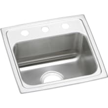 Celebrity 17" Drop In Single Basin Stainless Steel Kitchen Sink