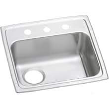 Celebrity 19-1/2" Drop In Single Basin Stainless Steel Kitchen Sink
