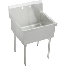Sturdibilt 39" Single Basin Free Standing Stainless Steel Utility Sink