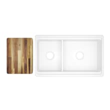 33 oldham double bowl fireclay farmhouse sink sink fluted 33 farmhouseapron front sinks faucetdirectcom 33 oldham double bowl fireclay farmhouse sink sink fluted 33 farmhouseapron front sinks faucetdirectcom
