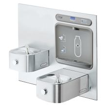 EZH20 Drinking Fountain and Bottle Filling Station with Integral Soft Sides