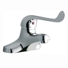 2-1/2" ADA 4" Centerset Exposed Deck Single Control Bathroom Faucet with 4" Blade Handle