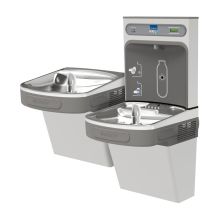 EZH2O Versatile Bi-Level Cooler and Bottle Filling Station with Filter, Vandal Resistant Bubbler, Glass Filler, and Cane Apron