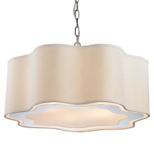 Villoy 4 Light 24" Wide Drum Chandelier