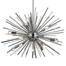 Starburst 12 Light 27" Wide Abstract Sputnik Chandelier