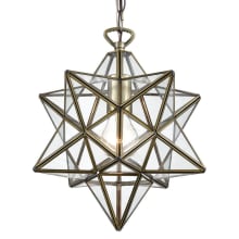 Moravian Star Single Light 12" Wide Pendant