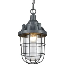 Steel Trap Single Light 6" Wide Mini Pendant