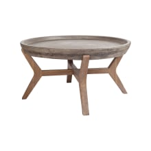 Tonga 31-1/2" Wide Concrete Top Acacia Wood Coffee Table