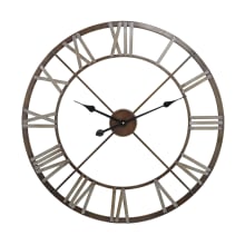 Open Center Iron Wall Clock