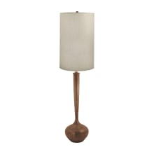 Wood Single Light 64" Tall Floor Lamp