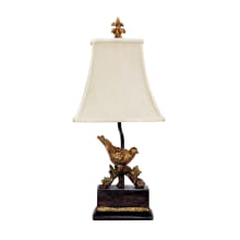 Bird Motif 1 Light 20.5" Height Accent Table Lamp from the Perching Robin Collection