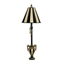 1 Light Buffet Table Lamp from the Carnival Stripe Collection