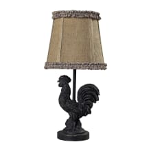 Country Rooster 1 Light 15" Height Accent Table Lamp from the Braysford Collection