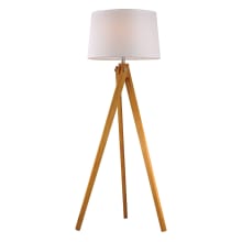 1 Light Tripod Floor Lamp from the Wooden Tripod Collection