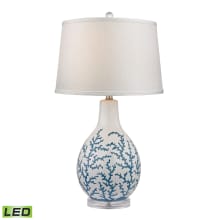 Coastal Farmhouse Coral Table Lamp from the Sixpenny Collection