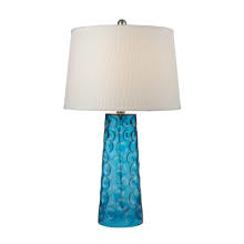 1 Light Table Lamp from the Hammered Glass Collection