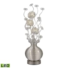 Contemporary Floral Dandelion Table Lamp from the Lazelle Collection