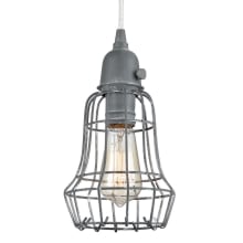 Squashcourt Single Light 6" Wide Mini Pendant