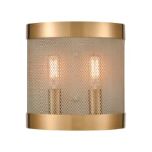Line in the Sand 8" Tall ADA Flush Mount Wall Sconce