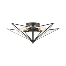 Moravian 21" Wide Semi-Flush Ceiling Fixture