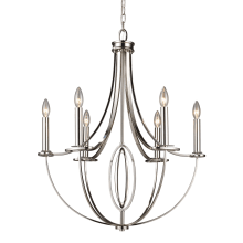 Six Light Chandelier from the Dione Collection