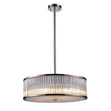 Five Light Drum Pendant from the Braxton Collection