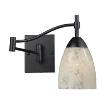 Single Light Swing Arm Wall Sconce from the Celina Collection