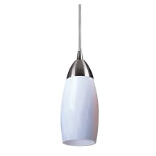 Milan Single Light 3" Wide Mini Pendant with Hand Blown Glass Shade