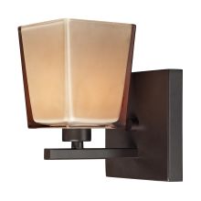Serenity 1 Light 7" Bathroom Sconce with Frosted Glass Shade