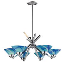 6 Light Up Lighting Chandelier from the Refractions Collections