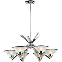 6 Light Up Lighting Chandelier from the Refractions Collections