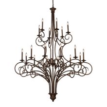 Eighteen Light Chandelier from the Gloucester Collection