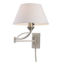 Single Light Swing Arm Wall Sconce from the Elysburg Collection