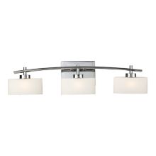 Eastbrook 3 Light 29" Vanity Fixture with Frosted Glass Shade