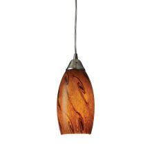 Single Light Down Lighting Mini Pendant from the Galaxy Collection