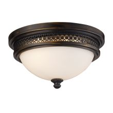 Two Light Flushmount Ceiling Fixture from the Flushmount Collection